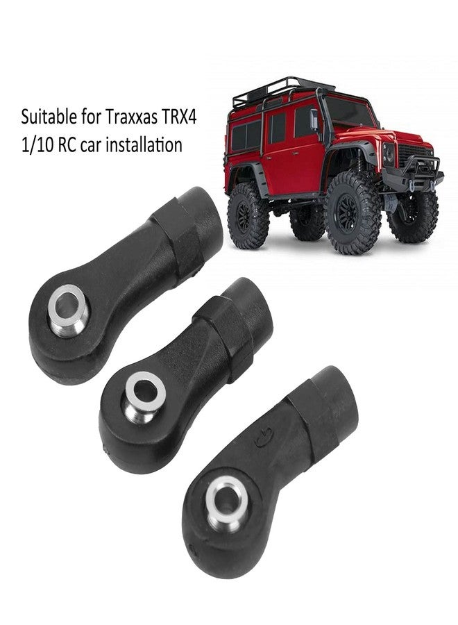 Luatoxry Link Linkage Rod End, 30Pcs RC Tie Rod End, 0.3in Diameter RC Steering Link Rod with 0.1in Ball Hole, End Ball Joint Head Set Compatible with Traxxas 1/10 RC Car, Black - Image 3